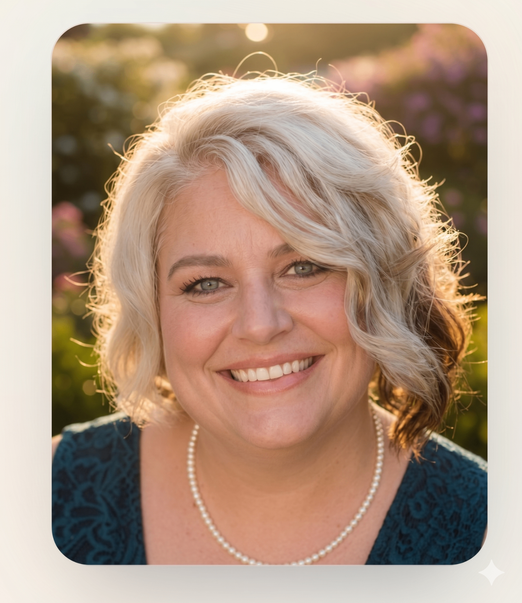 Portrait of Stephanie Kresser in a professional office setting.